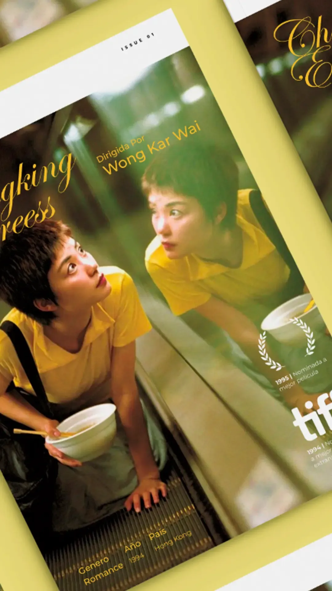 Página de Cinepico sobre una película de Wong Kar-wai