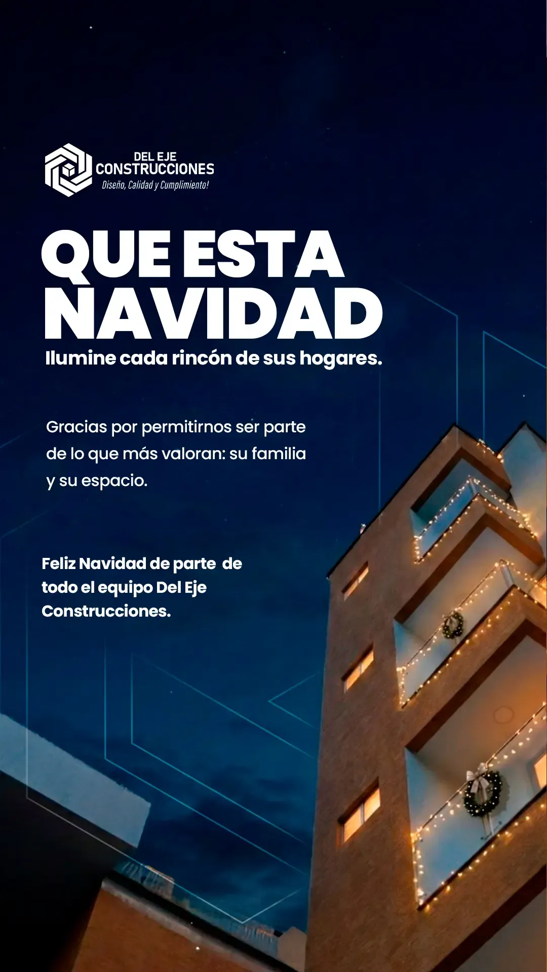 Historia de Instagram para Del Eje Construcciones 4
