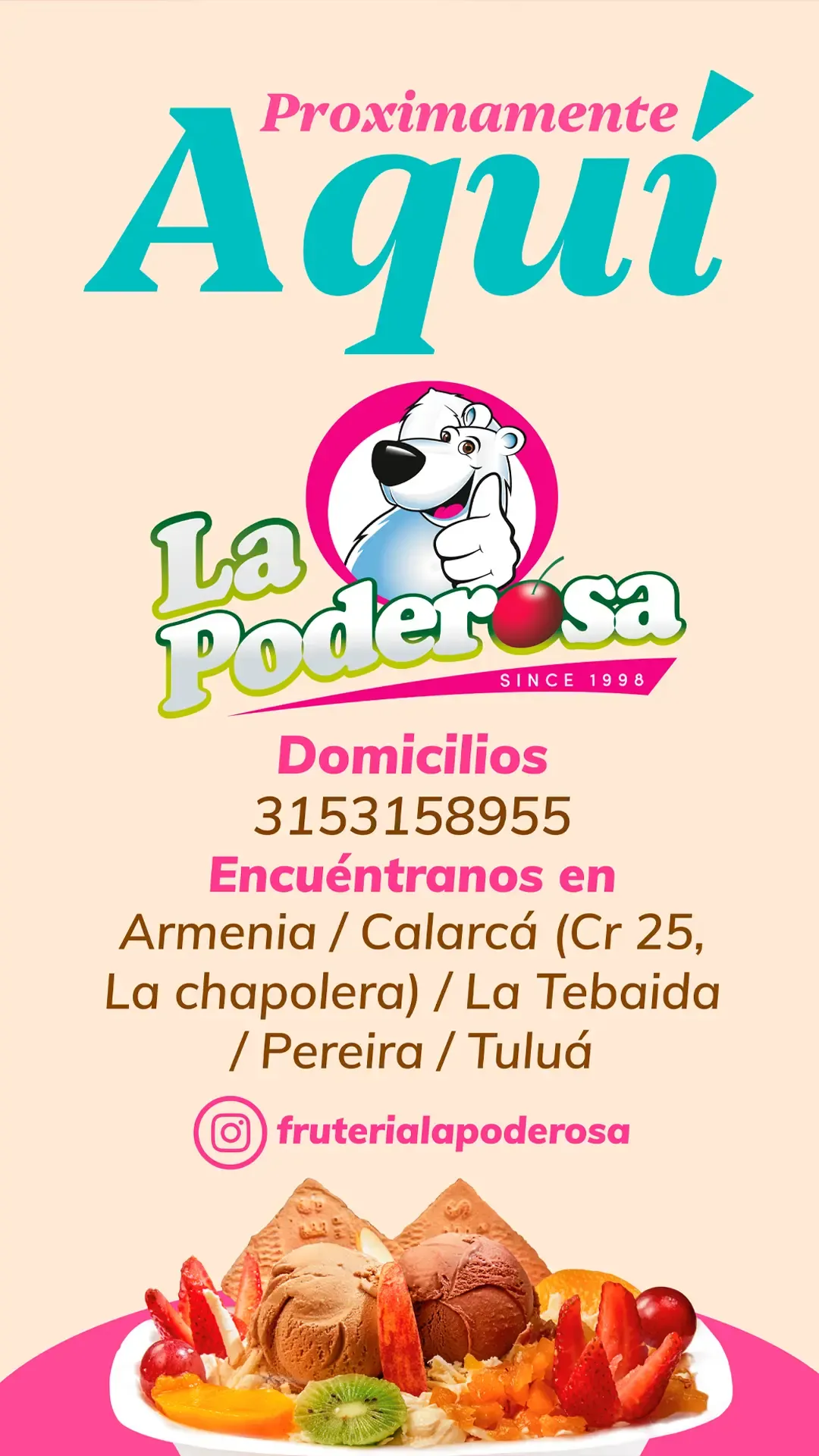 Historia de Instagram para La Poderosa 5